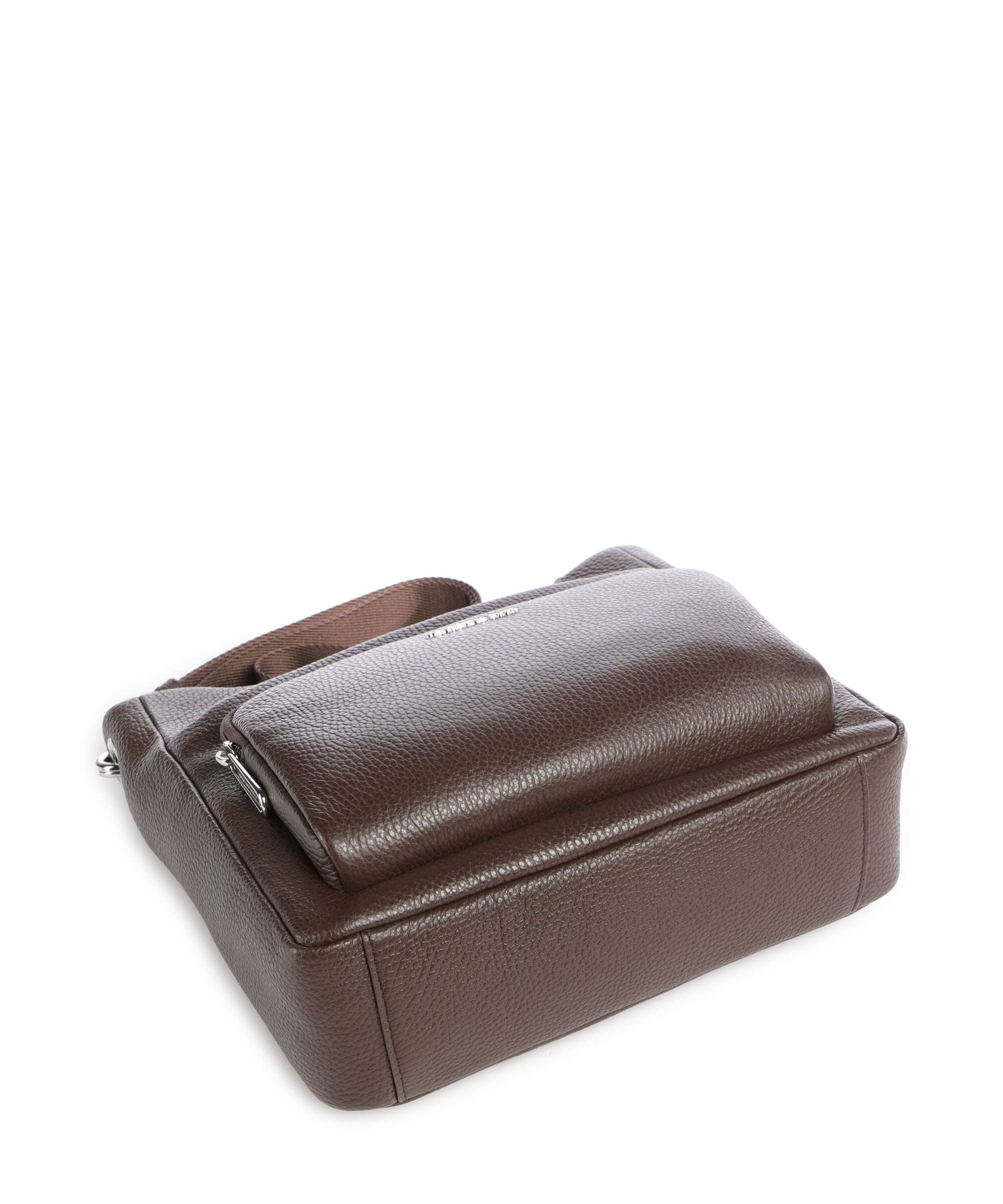 Mandarina Duck Mellow Leather Crossbody bag espresso
