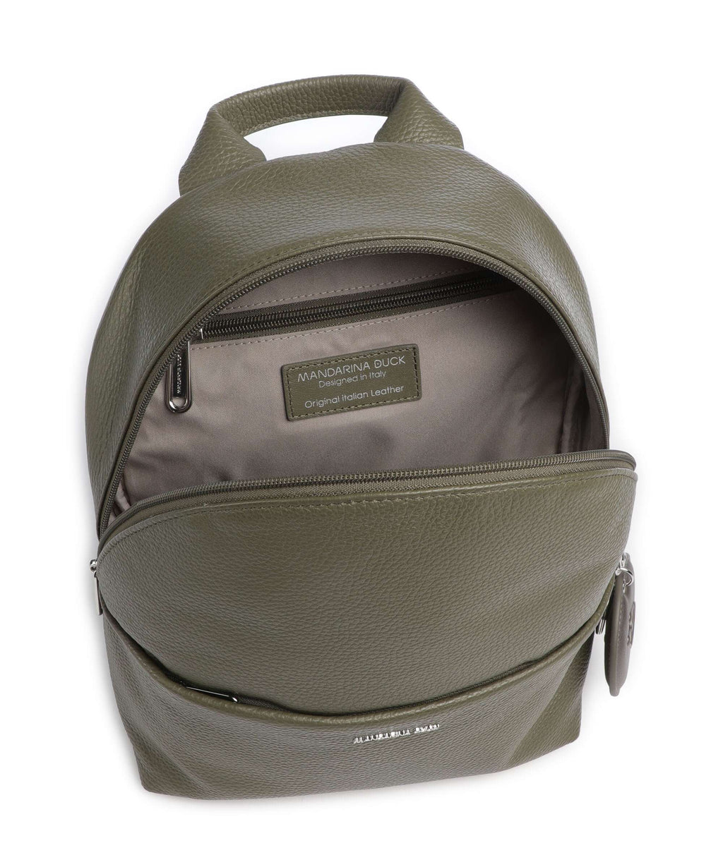 Mandarina Duck Mellow Leather Backpack winter olive