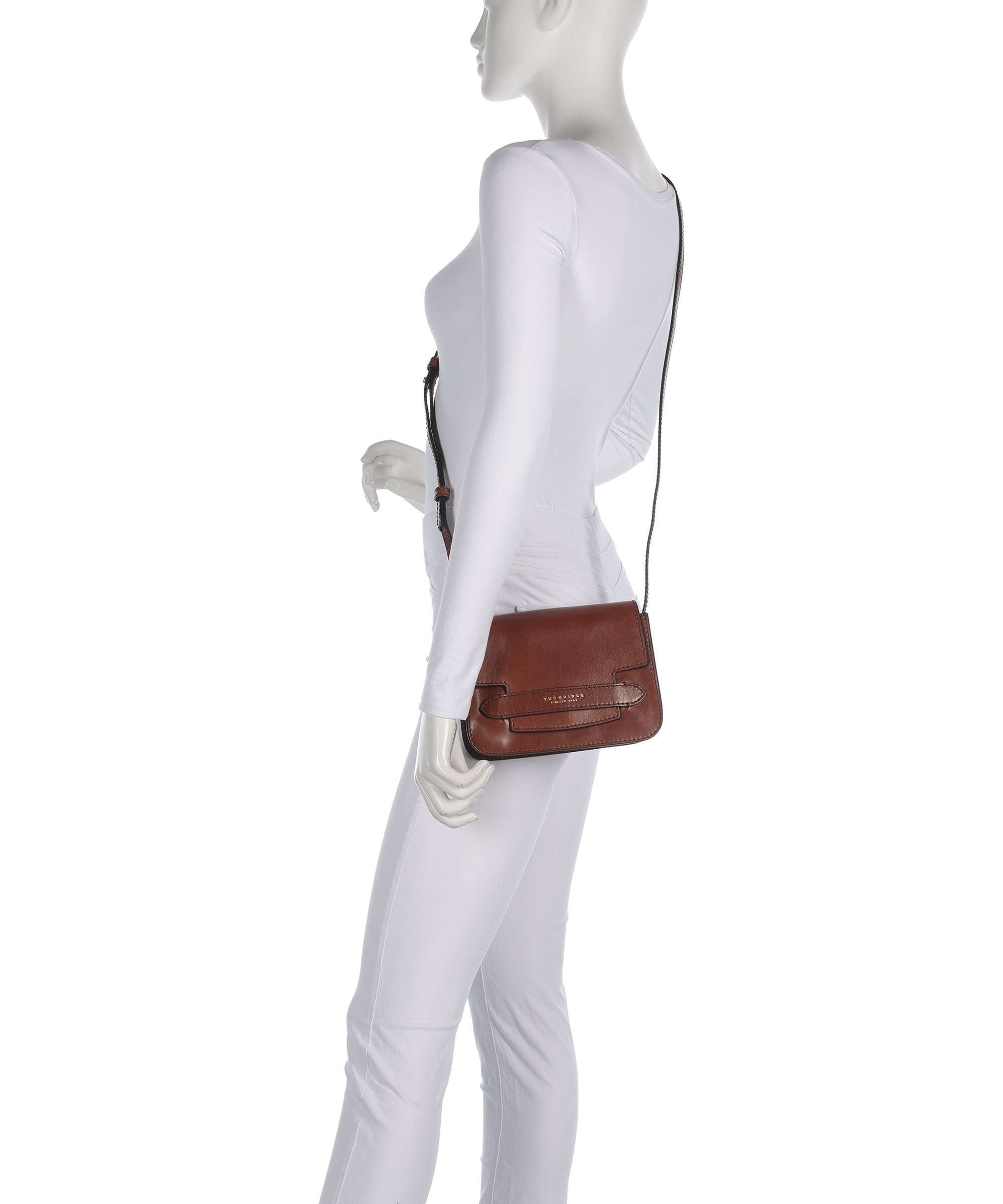 The Bridge Lucrezia Crossbody bag marrone