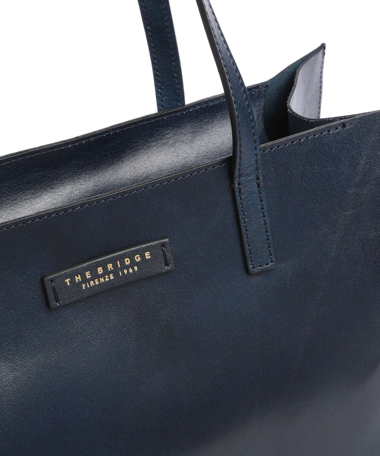 The Bridge Mirra Tote bag oltremare