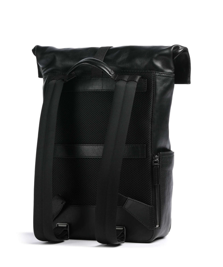 The Bridge Iacopo Rolltop backpack nero
