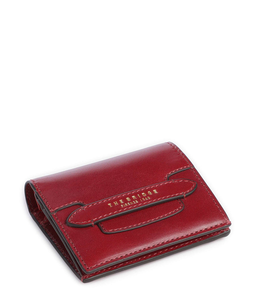 The Bridge Lucrezia RFID Wallet rosso ribes