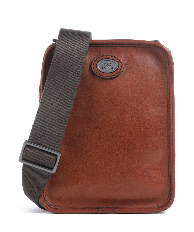 The Bridge Isaia Crossbody bag marrone/rut scamosciato opaco