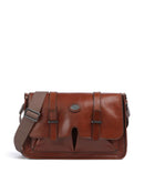 The Bridge Isaia Messenger taske marrone/rut scamosciato opaco
