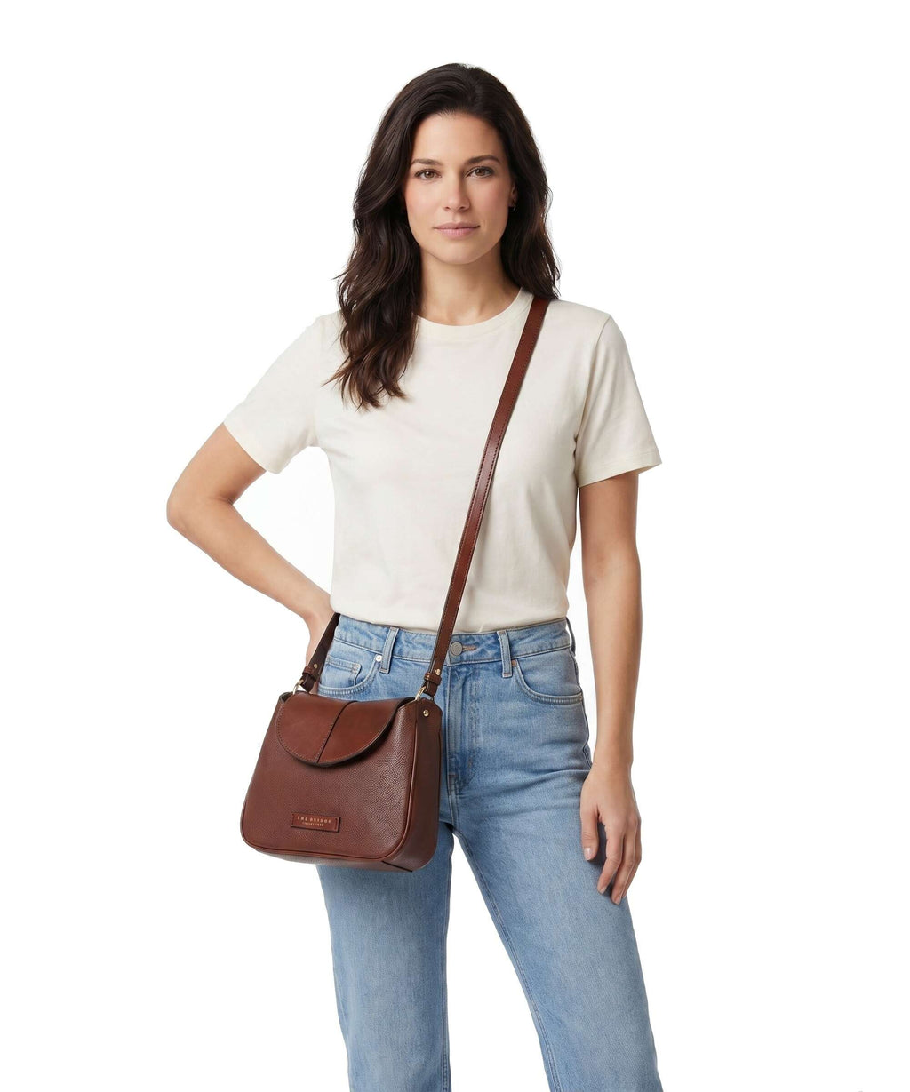 The Bridge Elisabetta Crossbody bag marrone