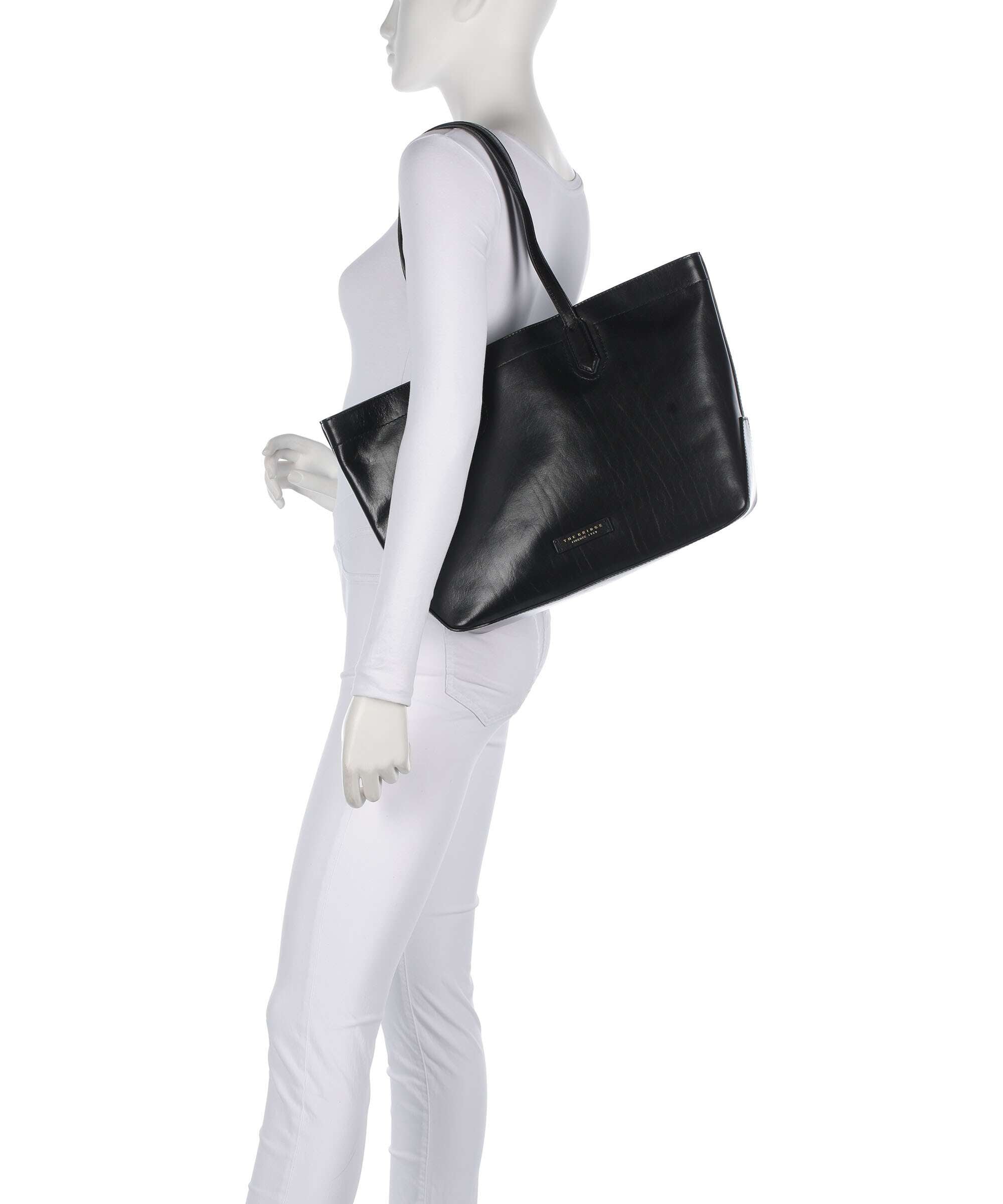 The Bridge Larissa Tote bag nero