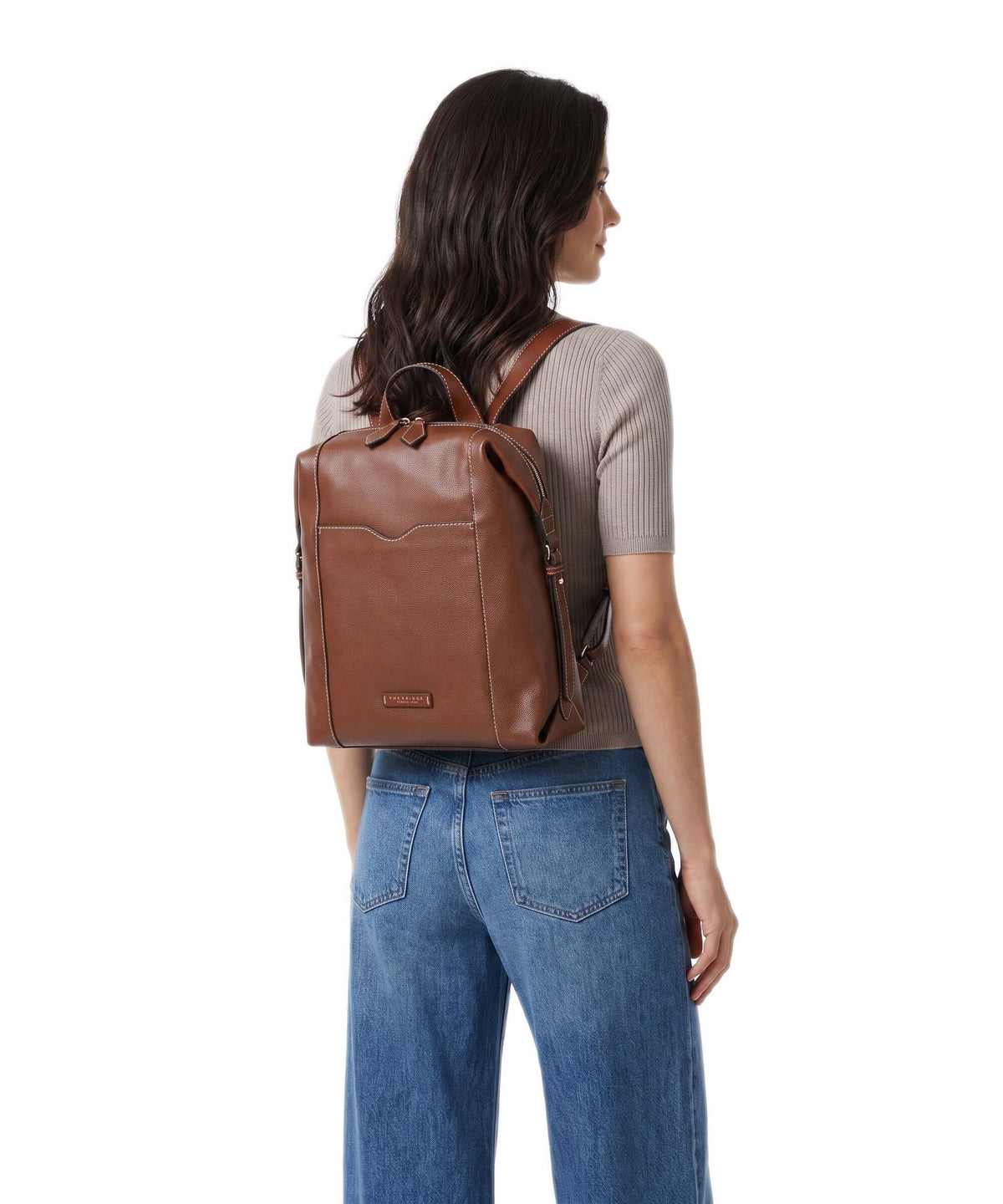 The Bridge Gemma Backpack marrone