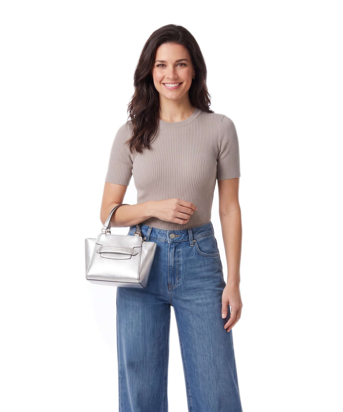 The Bridge Lucrezia Handbag silver