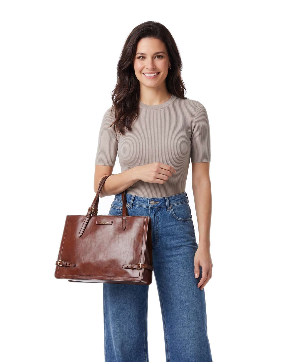 The Bridge Monica Handbag marrone