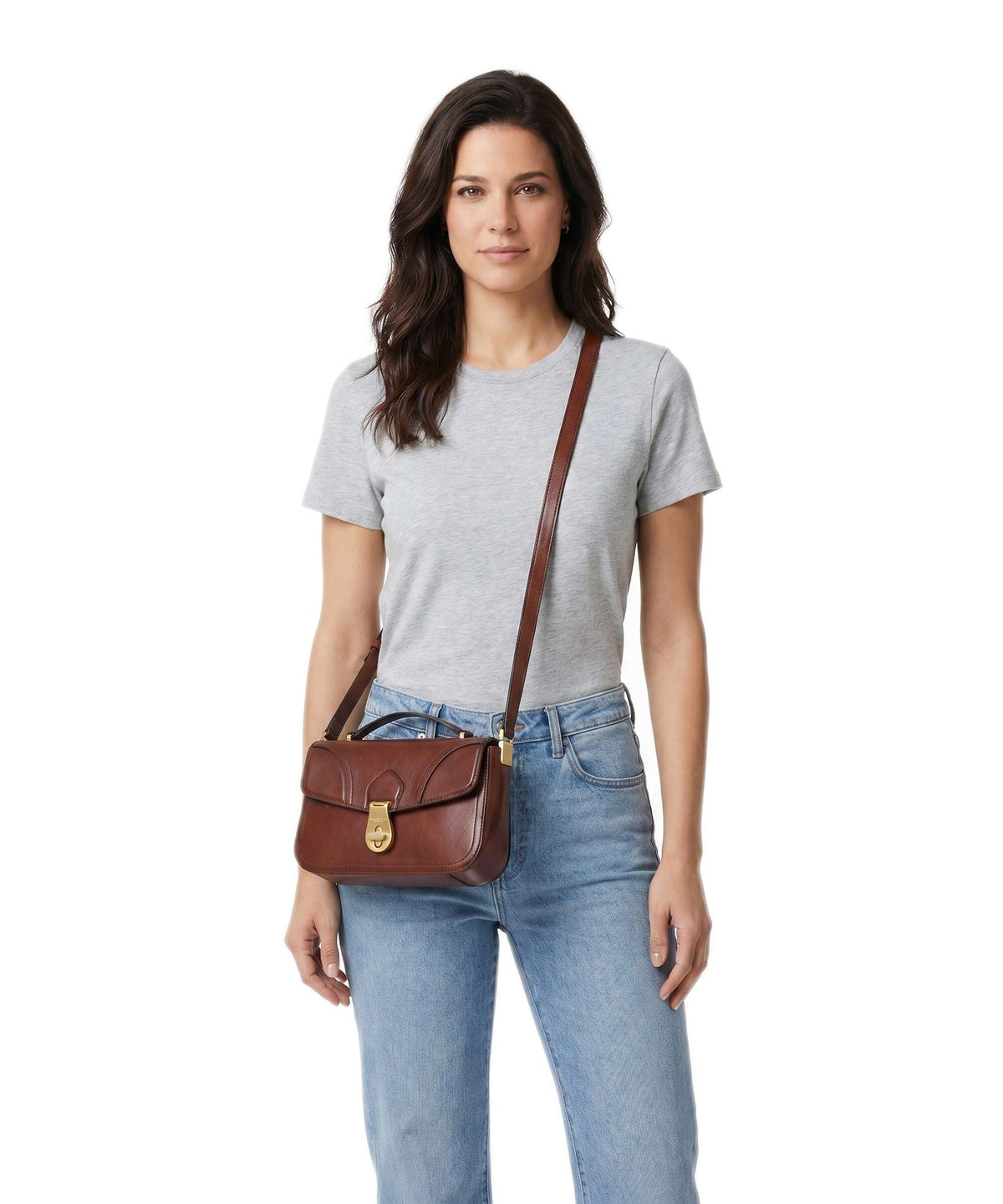 The Bridge Mia Crossbody bag marrone