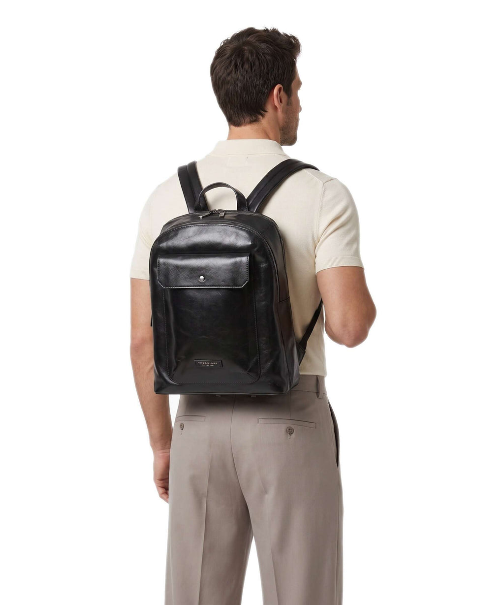 The Bridge Mattia Backpack nero