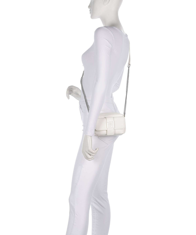Armani Exchange Susie Soft Crossbody bag off white