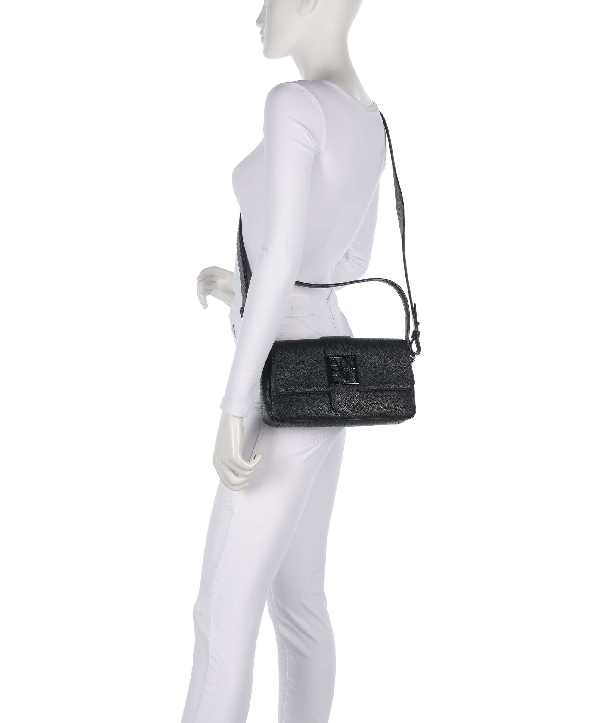 Armani Exchange Susy Soft Shoulder bag black