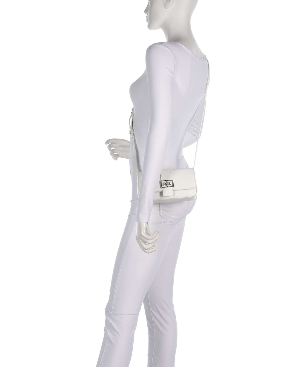 Armani Exchange Wonder Mini Crossbody bag off white