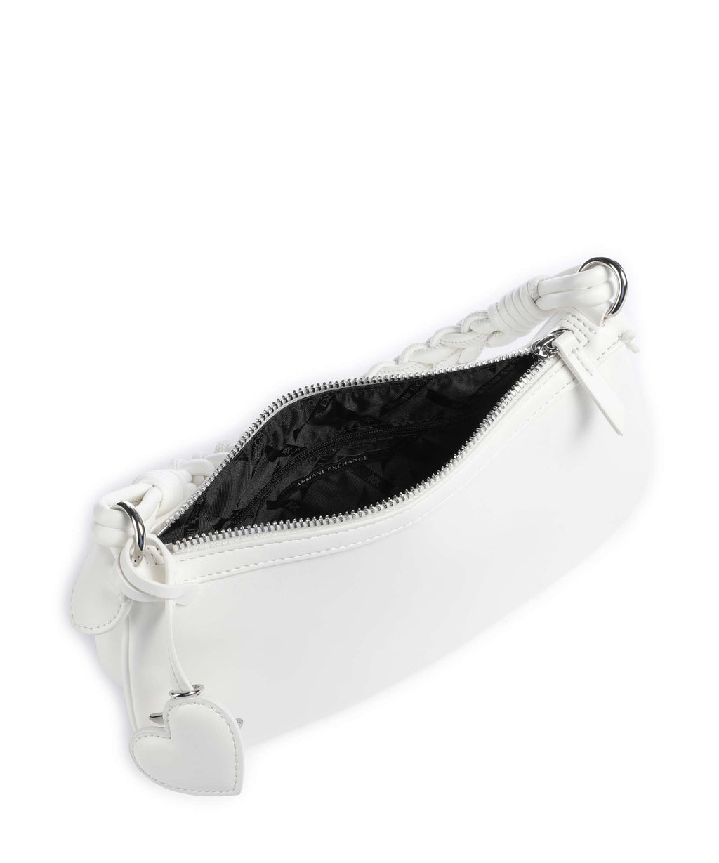 Armani Exchange Maya S Shoulder bag off white