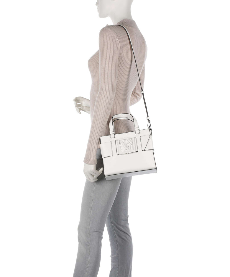 Armani Exchange Susie M Handbag bianco ottico