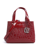 Armani Exchange Liz Patent S Håndtaske red dahlia