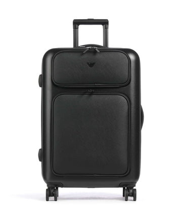 Emporio Armani Business Regenerated Kuffert med 4 hjul black beauty