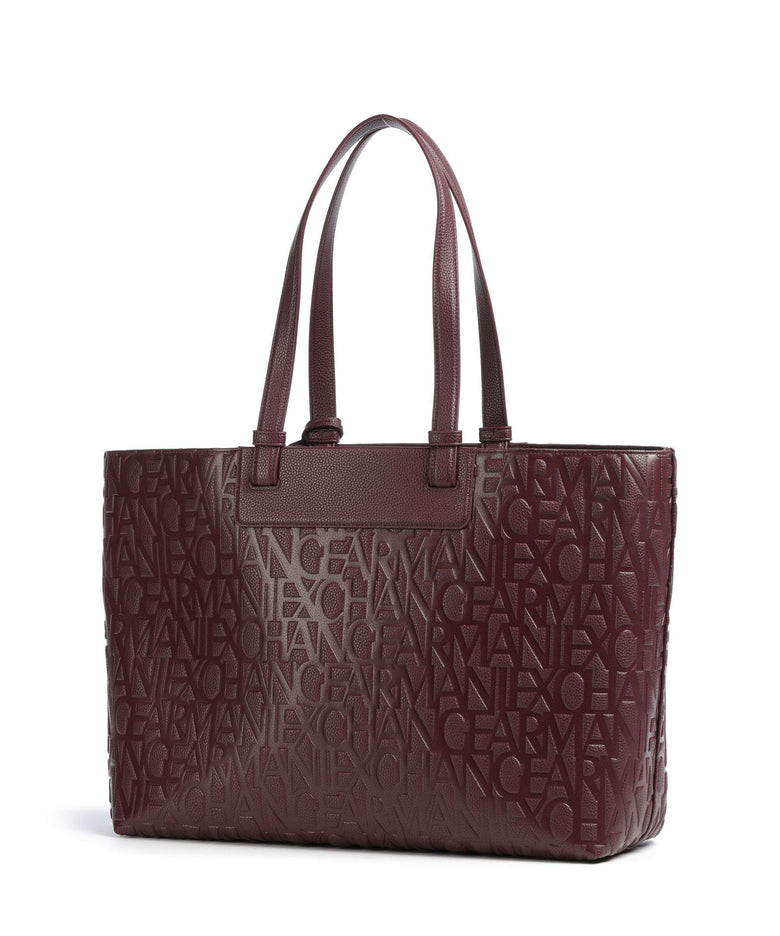 Armani Exchange Liz Monogram L Tote bag groove