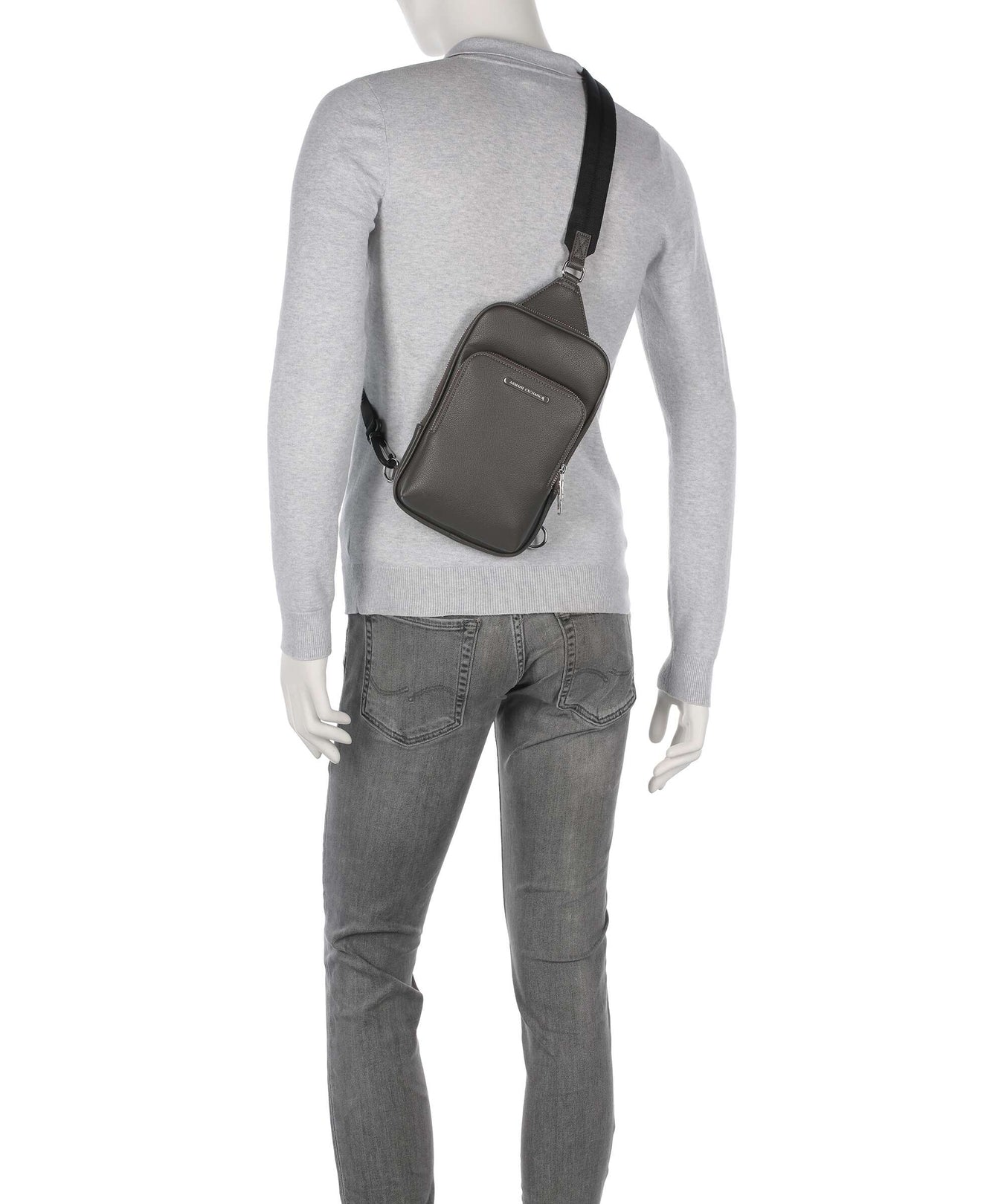 Armani Exchange Okinawa Sling bag dark gull gray