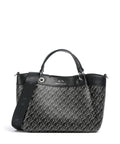 Armani Exchange Wave Monogram M Handbag black