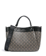 Armani Exchange Wave Monogram M Håndtaske brown bass/black