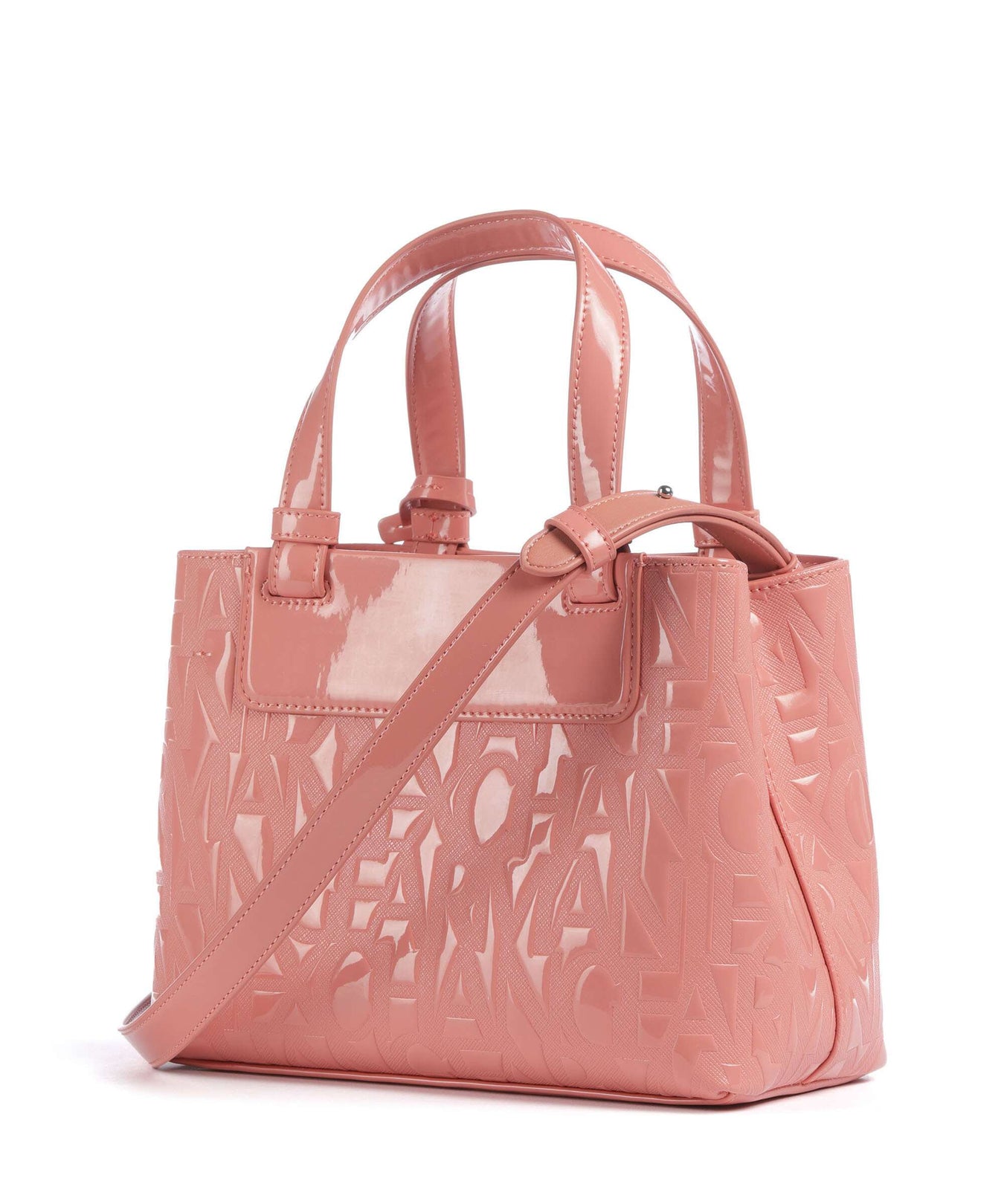 Armani Exchange Liz Patent S Handbag petal pop