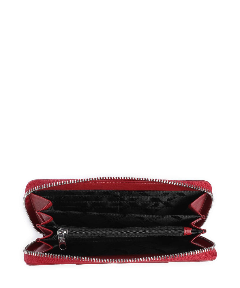 Armani Exchange Liz Patent Wallet red dahlia