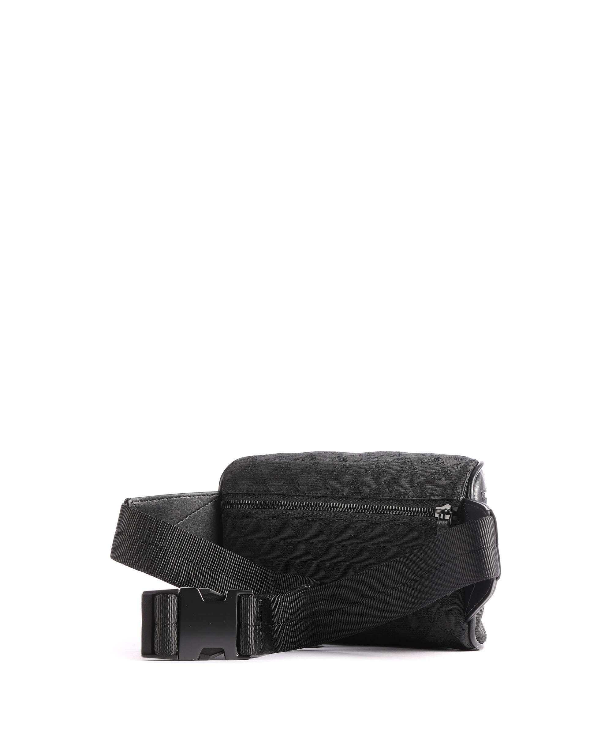 Emporio Armani Omnia Jacquard Belt bag black