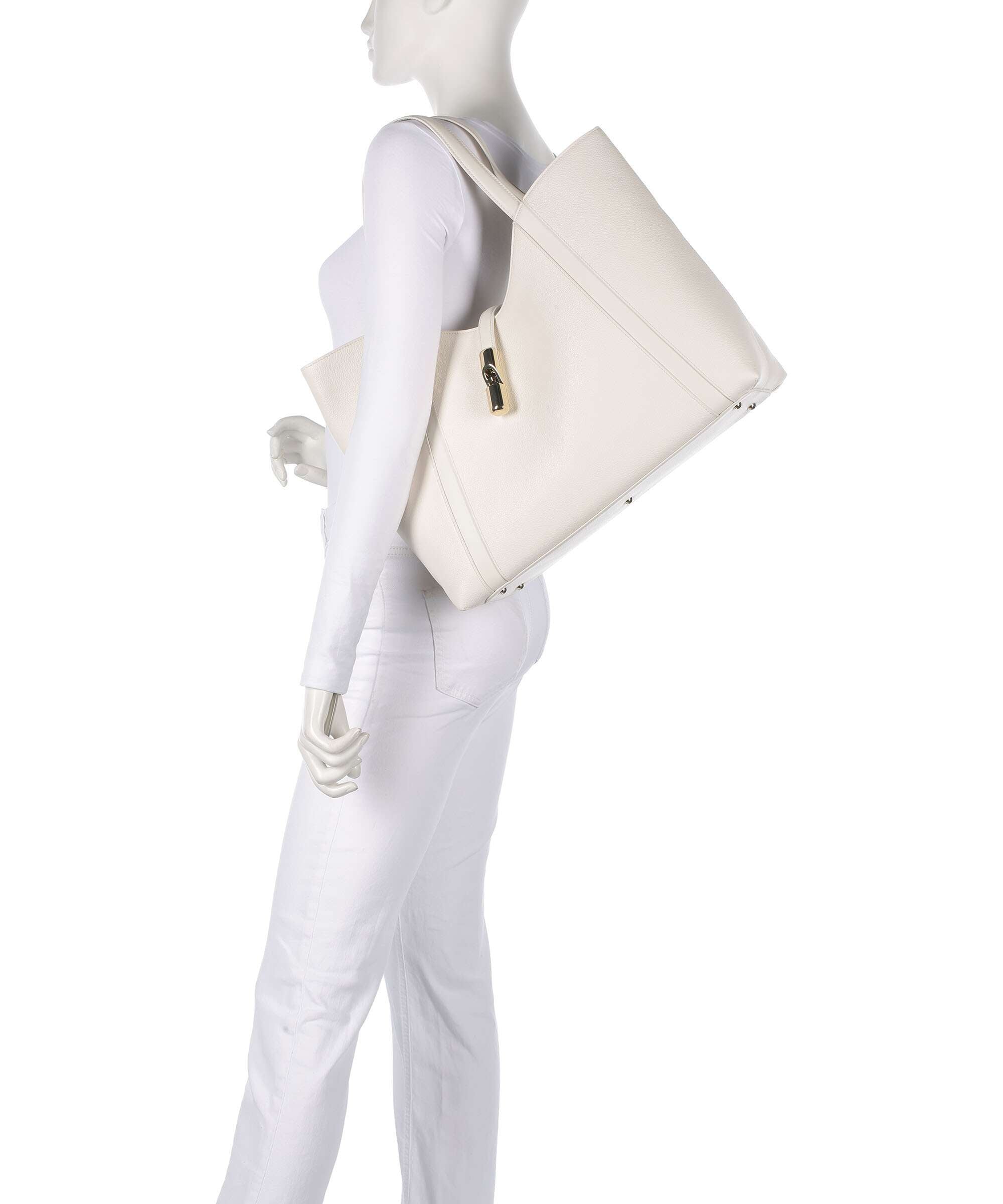 Furla Goccia XL Tote bag panna