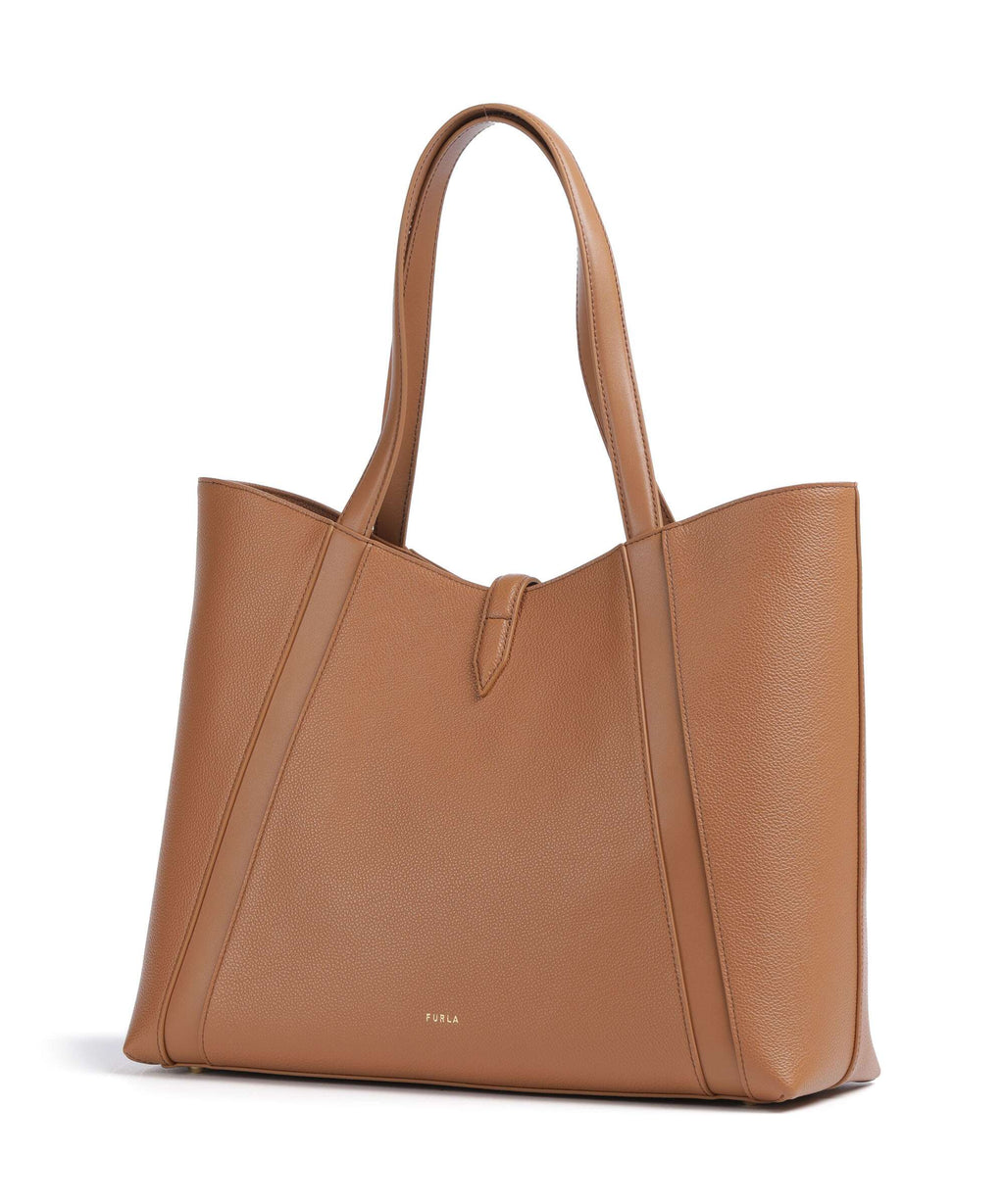 Furla Goccia L Tote bag brandy