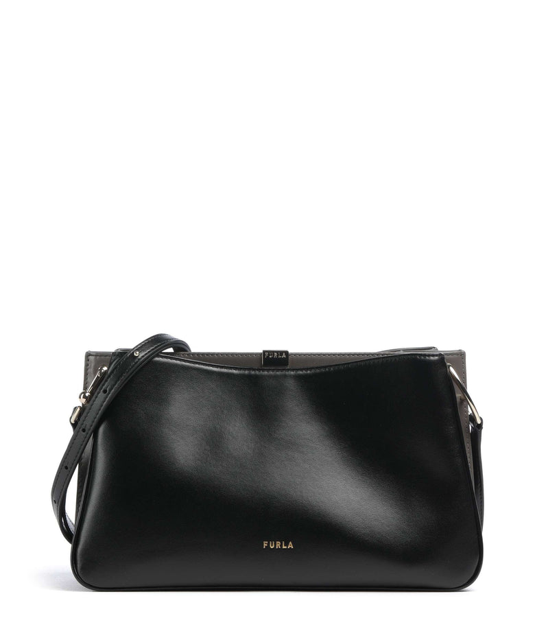 Furla Agata M Crossbody bag nero/urban gray