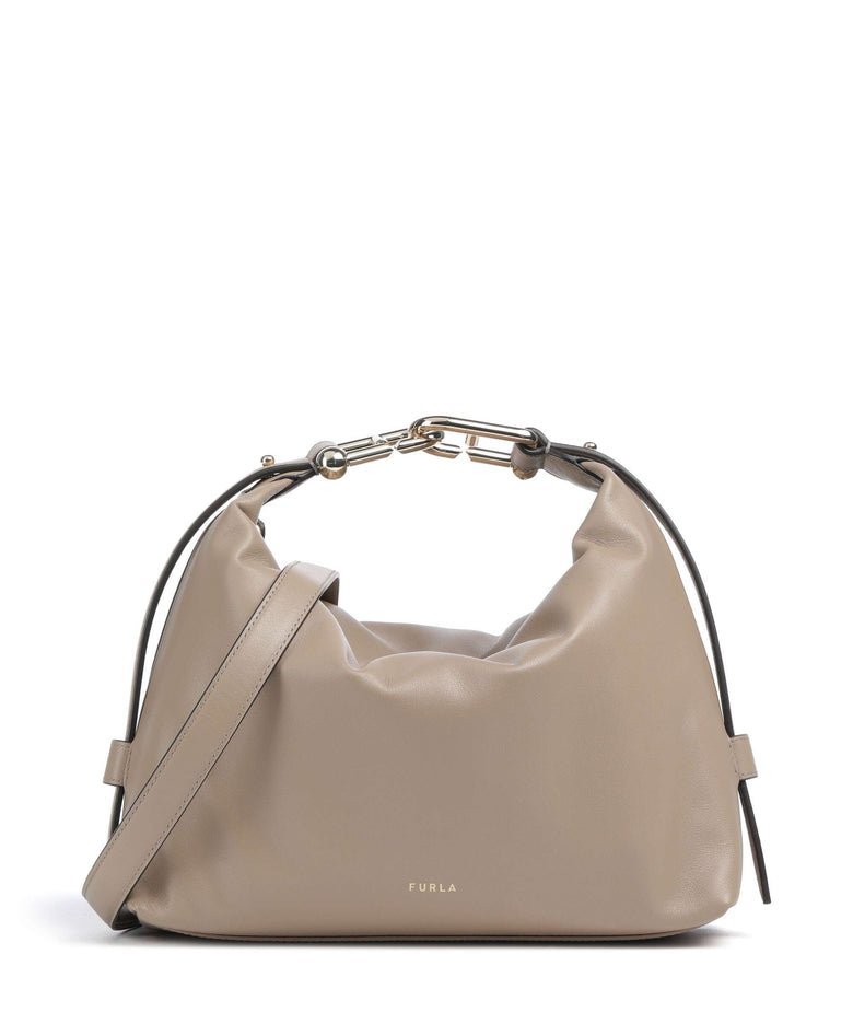 Furla Tonie M Hobo bag greige