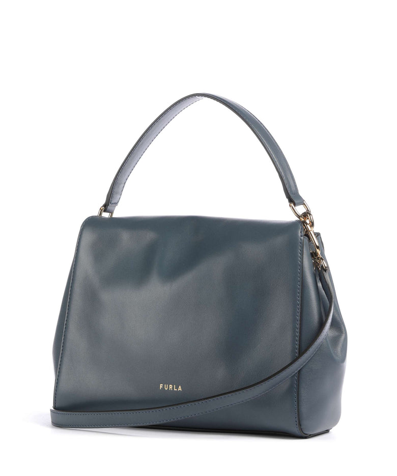 Furla Domus S Handbag grigio blu