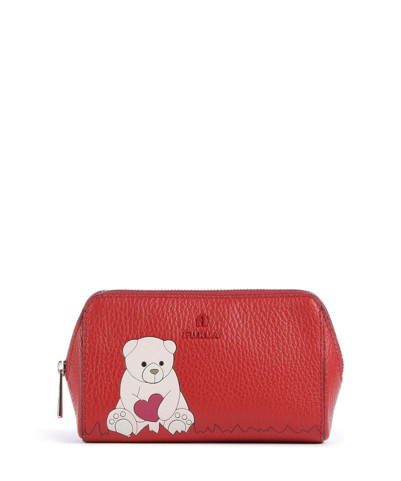 Furla Camelia M Cosmetic bag red/velvet pink