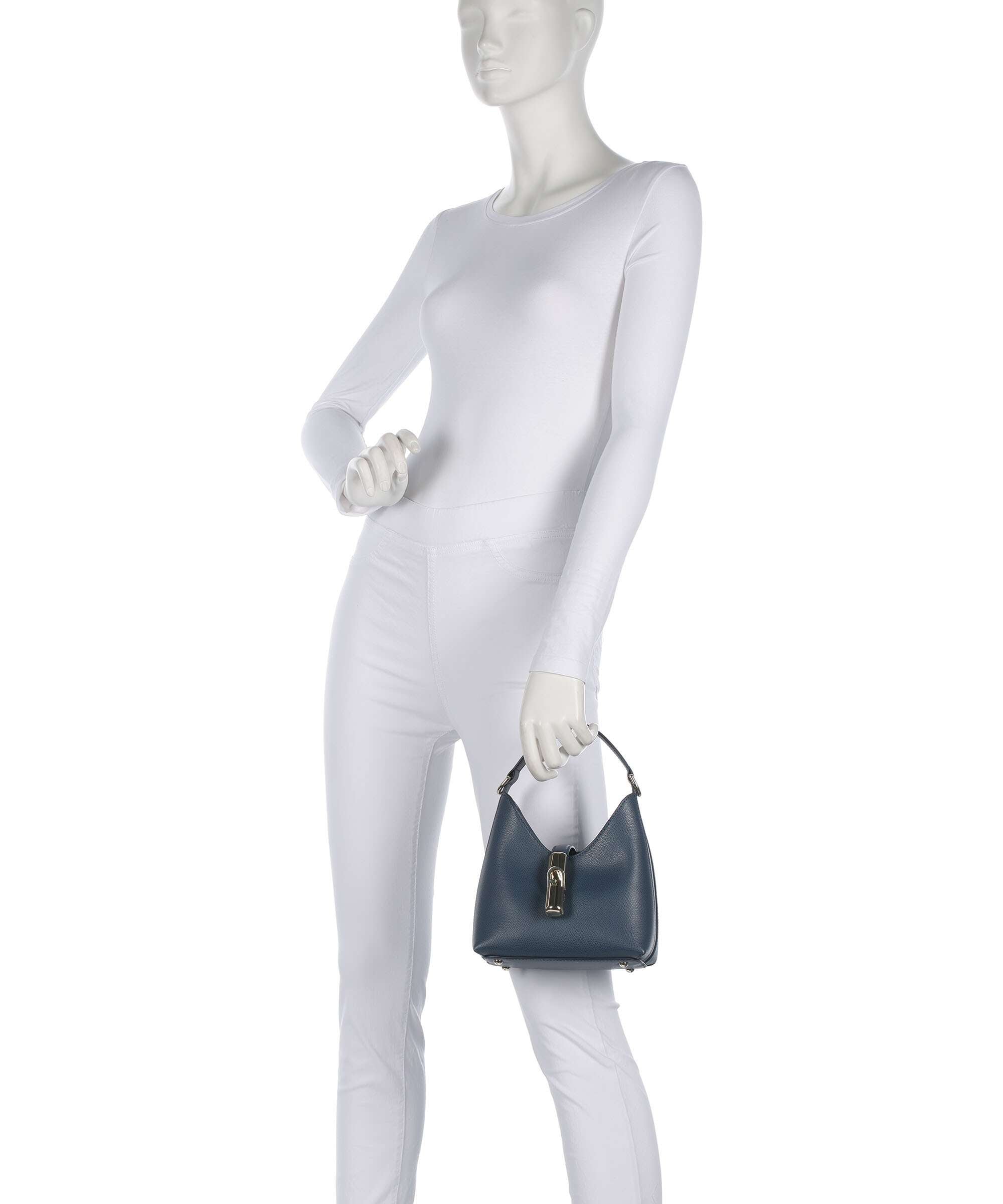 Furla Iride Mini Crossbody bag grigio blu