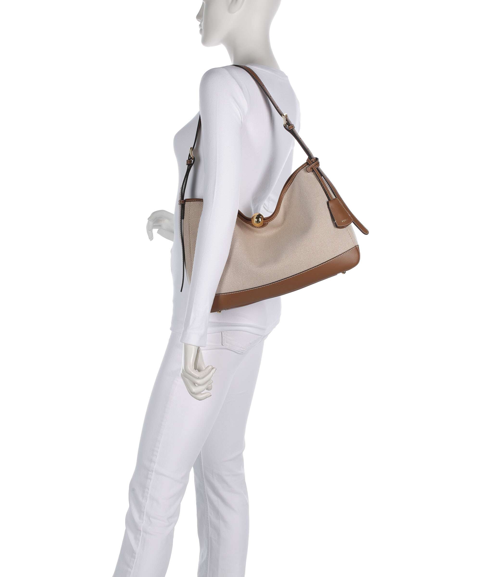 Furla Sfera Soft L Hobo bag toni cognac