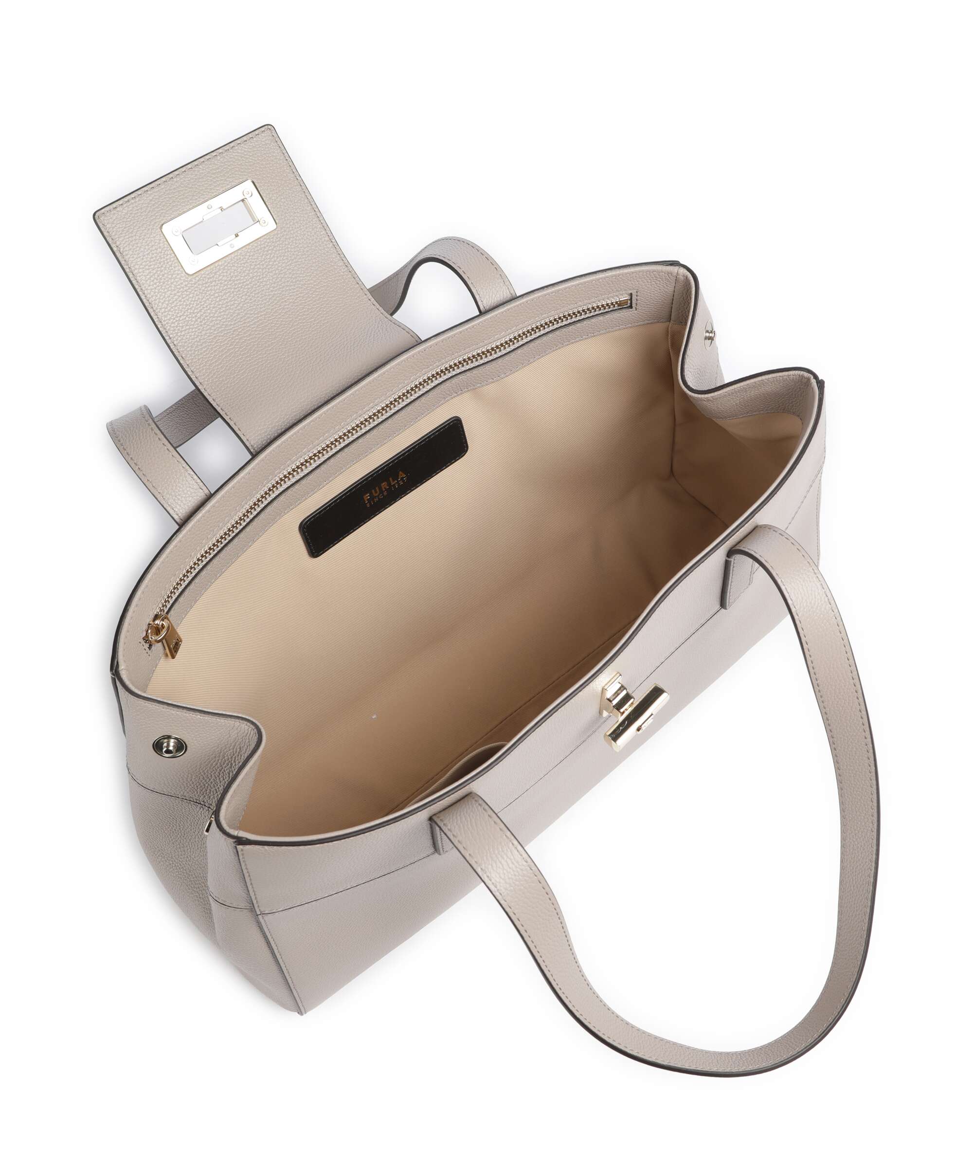 Furla Amelia L Tote bag cachemire gray