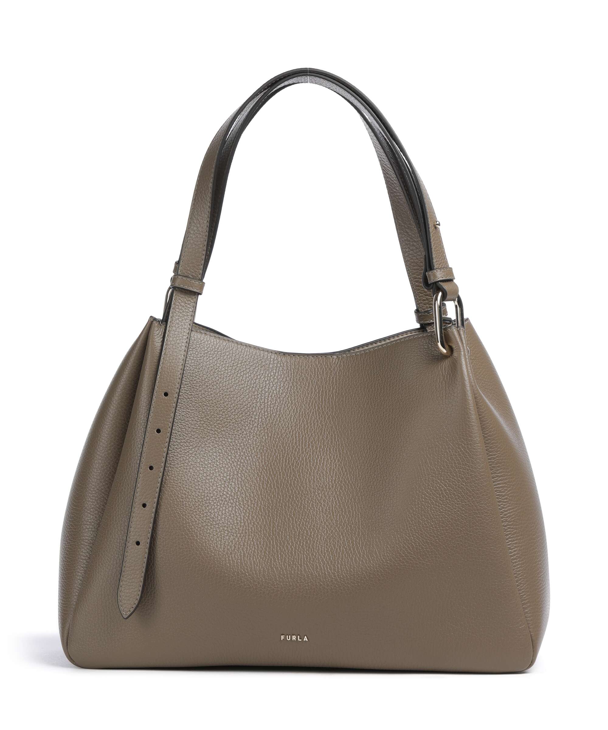 Furla Nuvola L Hobo bag muddy gray