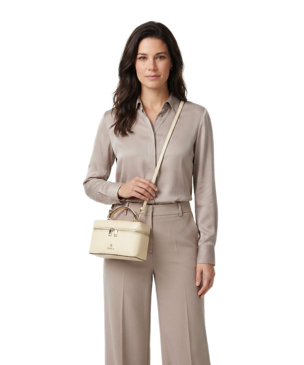 Furla Camelia Micro Crossbody bag cremino