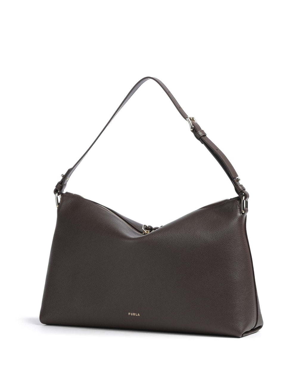 Furla Debby M Hobo bag cioccolato