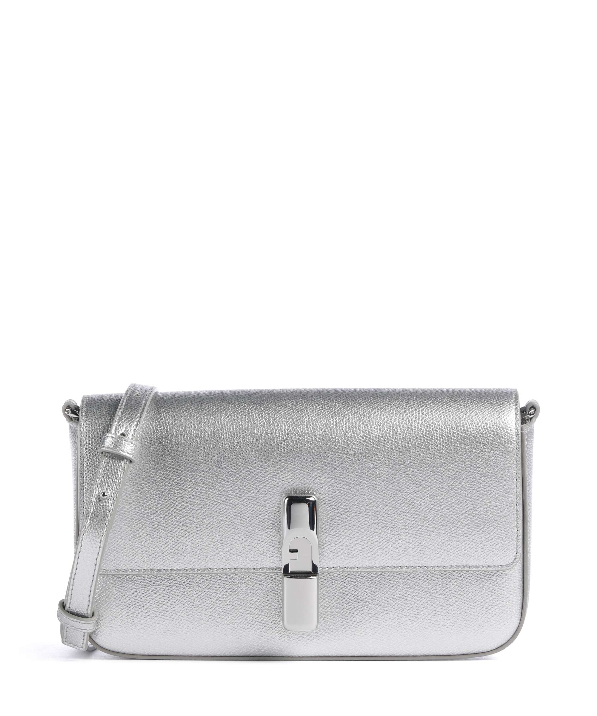 Furla Iride S Crossover taske kornet læder color silver - WB02206 ...