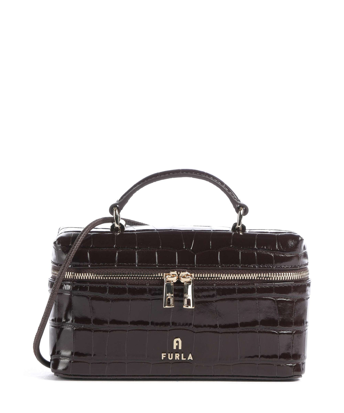 Furla Camelia Micro Crossbody bag cioccolato