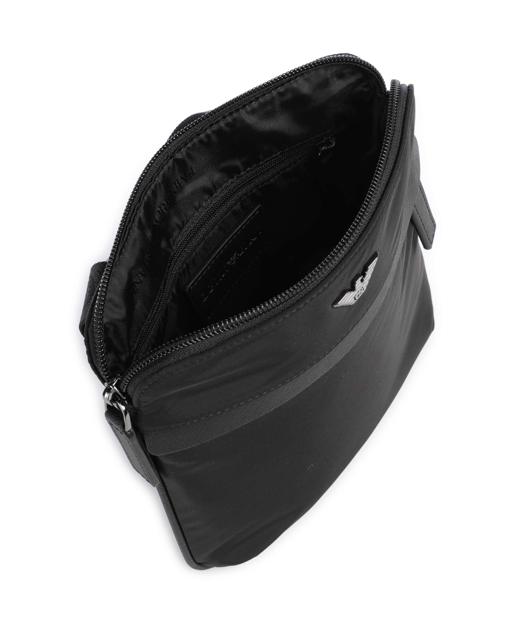 Emporio Armani Nylon Recycled Crossbody bag black beauty