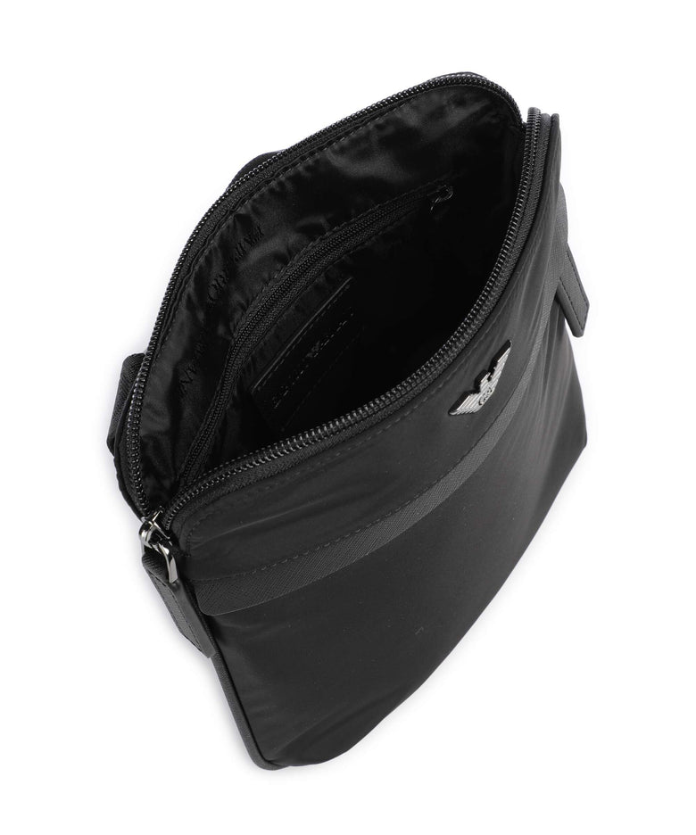 Emporio Armani Nylon Recycled Crossbody bag black beauty