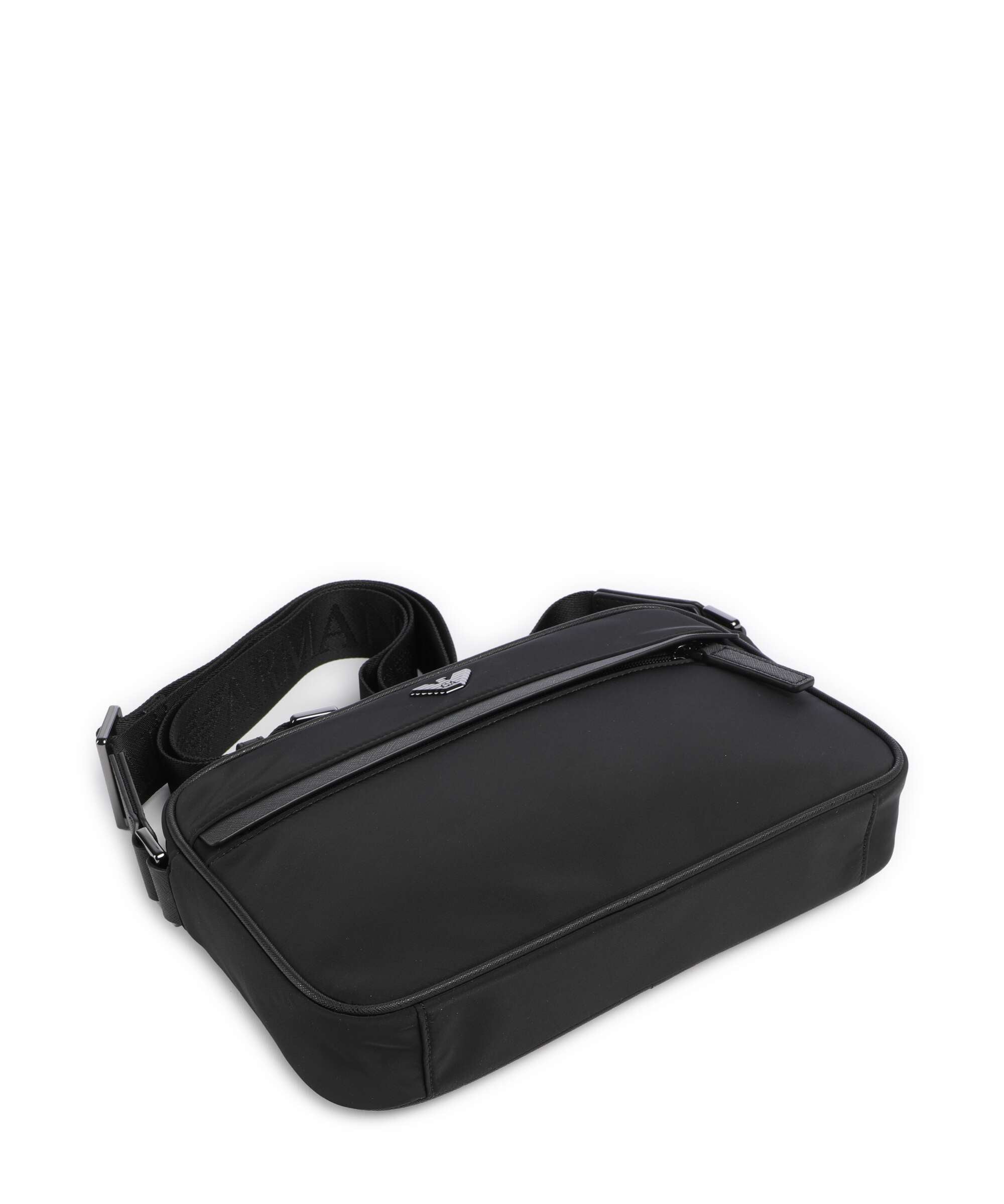 Emporio Armani Nylon Recycled Crossbody bag black beauty