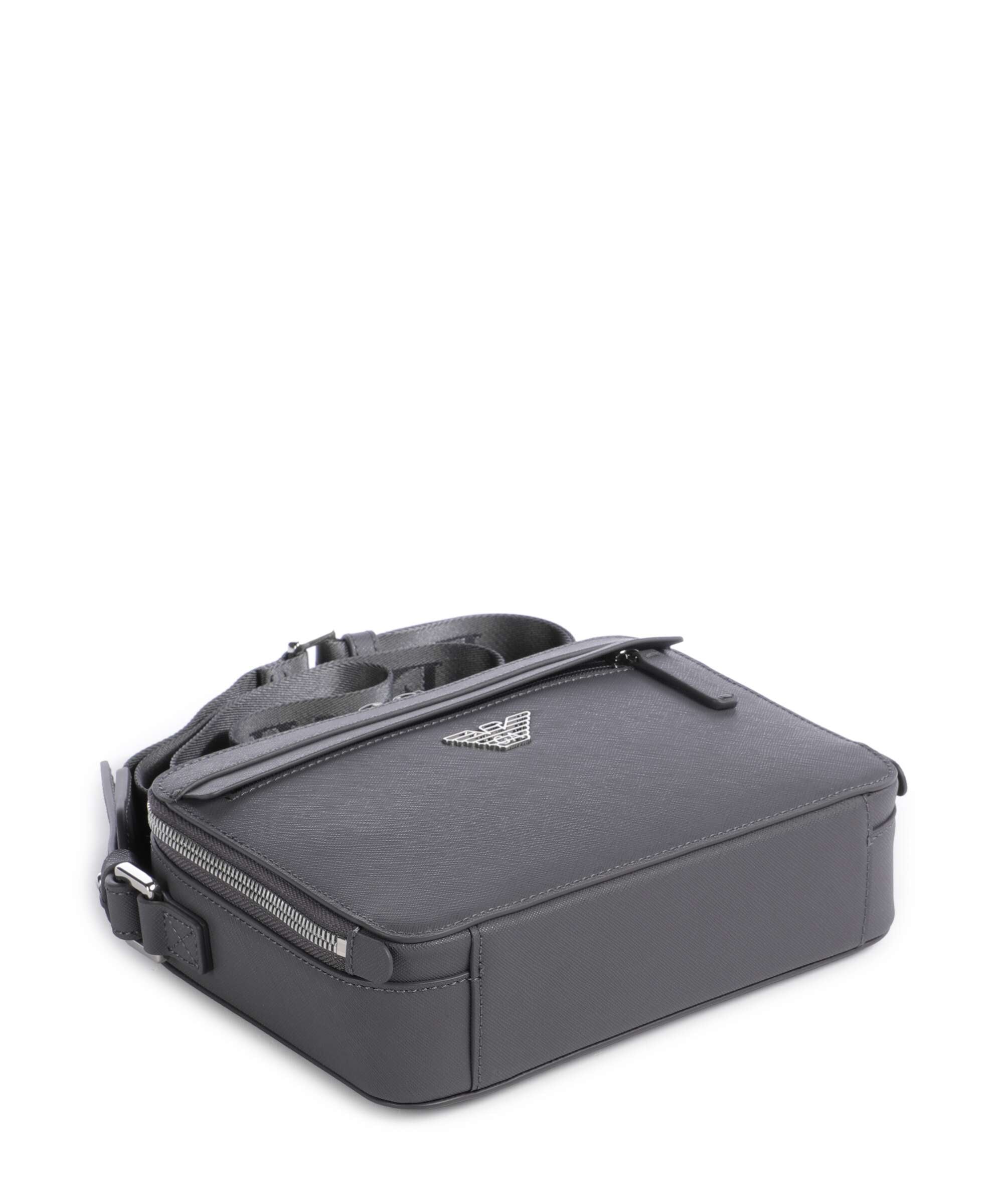 Emporio Armani Business Regenerated Crossbody bag grey