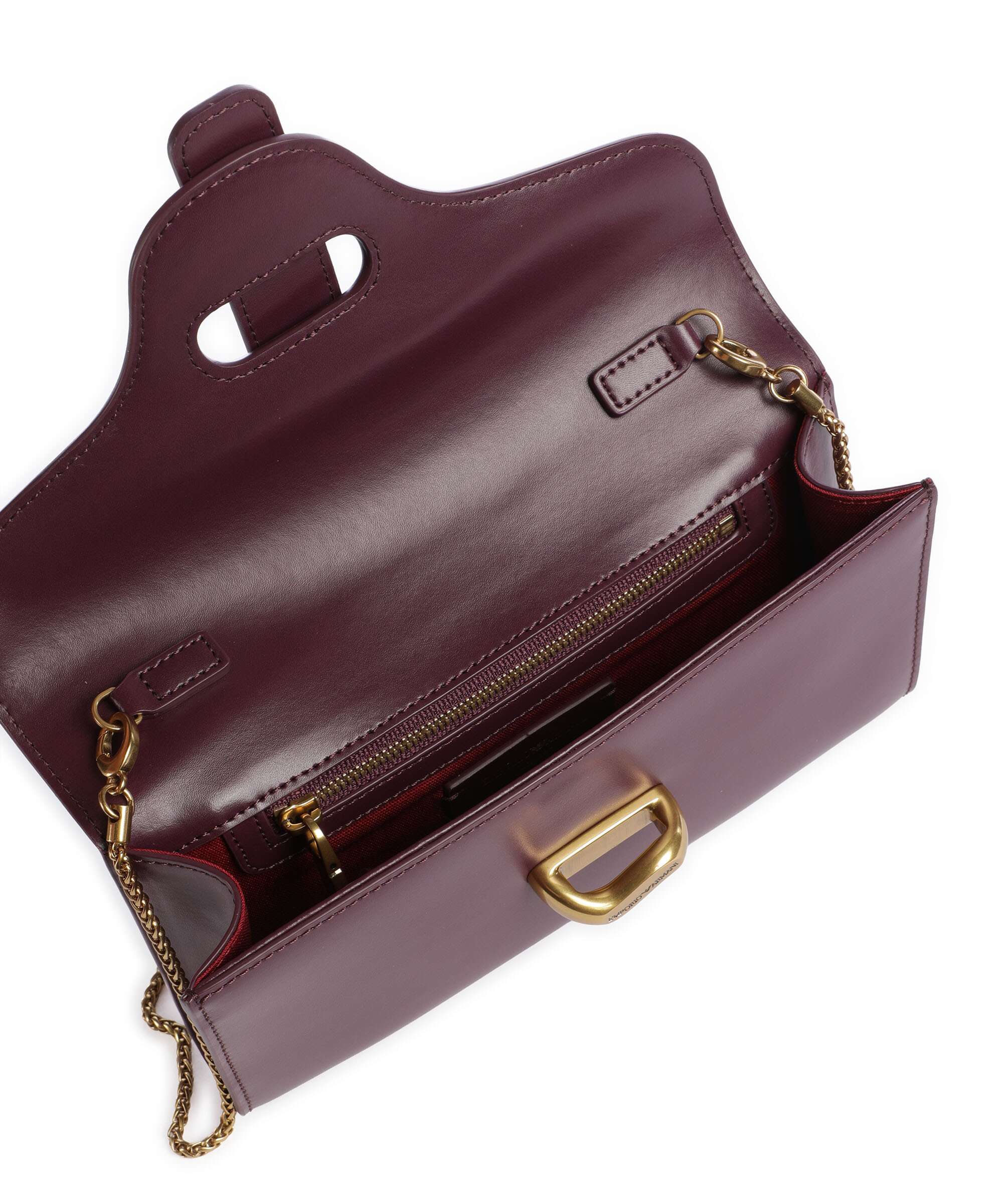Emporio Armani Costanza Crossbody bag aubergine
