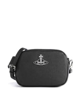 Vivienne Westwood Anna Saffiano Biogreen Crossbody bag black
