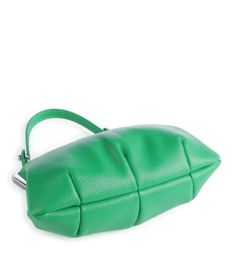 Vivienne Westwood Granny Frame Re-Vegan Grain Crossbody bag bright green